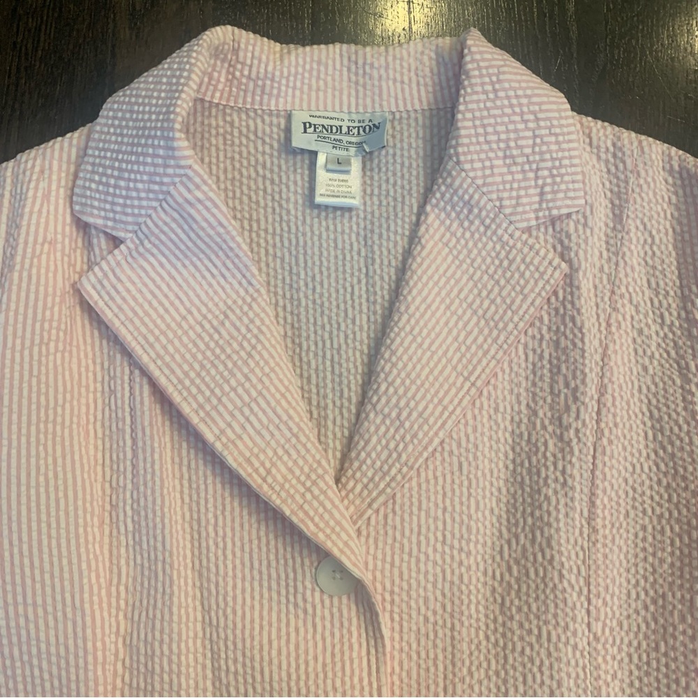 Pendleton Size Large Seersucker Blazer